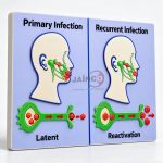 Primary and Recurrent Herpes Simplex Infection Model